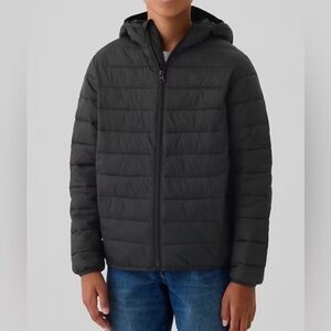 GAP  Boy Black Quilted Puffer Jacket Size Medium